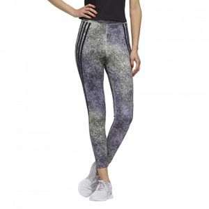 Adidas Exercise Training Tights Women's S Feel Brilliant Yellow Black Ombré